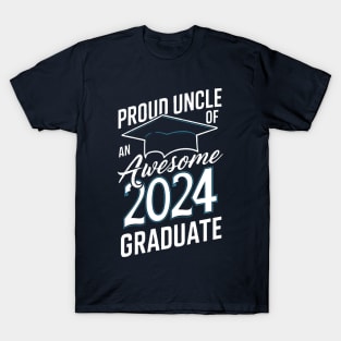 Proud Graduate 2024 uncle T-Shirt